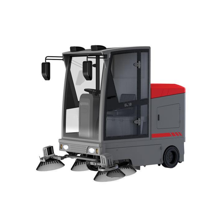 SD1950 Fully-Enclosed Mall Street Sweeper Floor Road Sweepers Road Sweeper Truck Commercial Electric Street Cleaning Machine