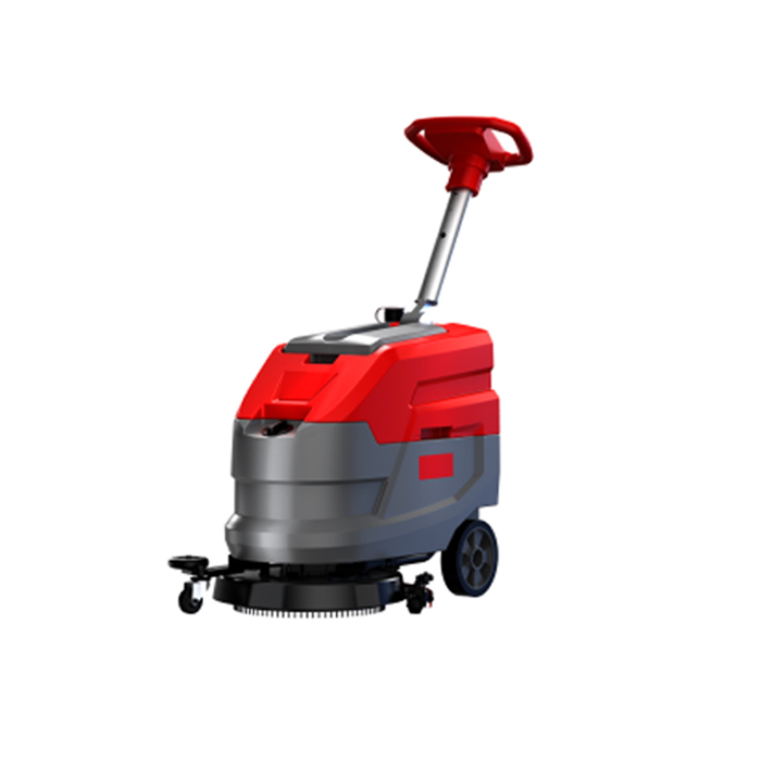 XD30 Walk Behind 15" Brush Floor Scrubber Machine, Battery Powered Hand-Push Commercial Industrial Floor Scrubber Machine