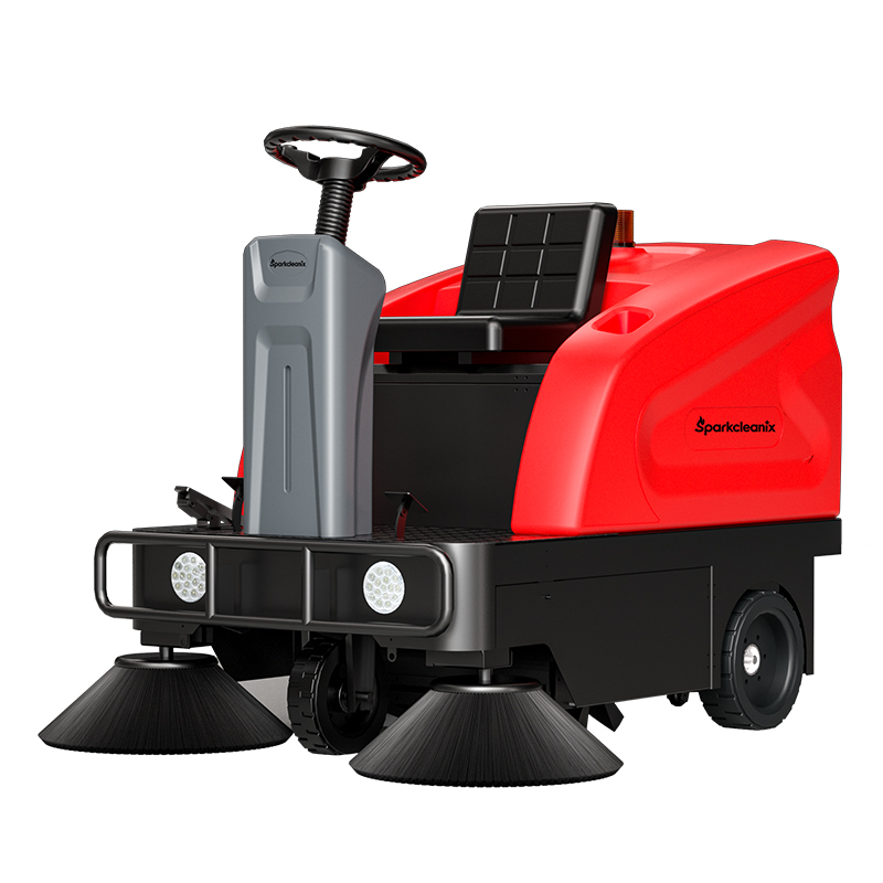 SD1350 Industrial Commercial Ride On Floor Sweeper for Warehouse, Factory,Street,School,116250 Sqft/h Efficiency