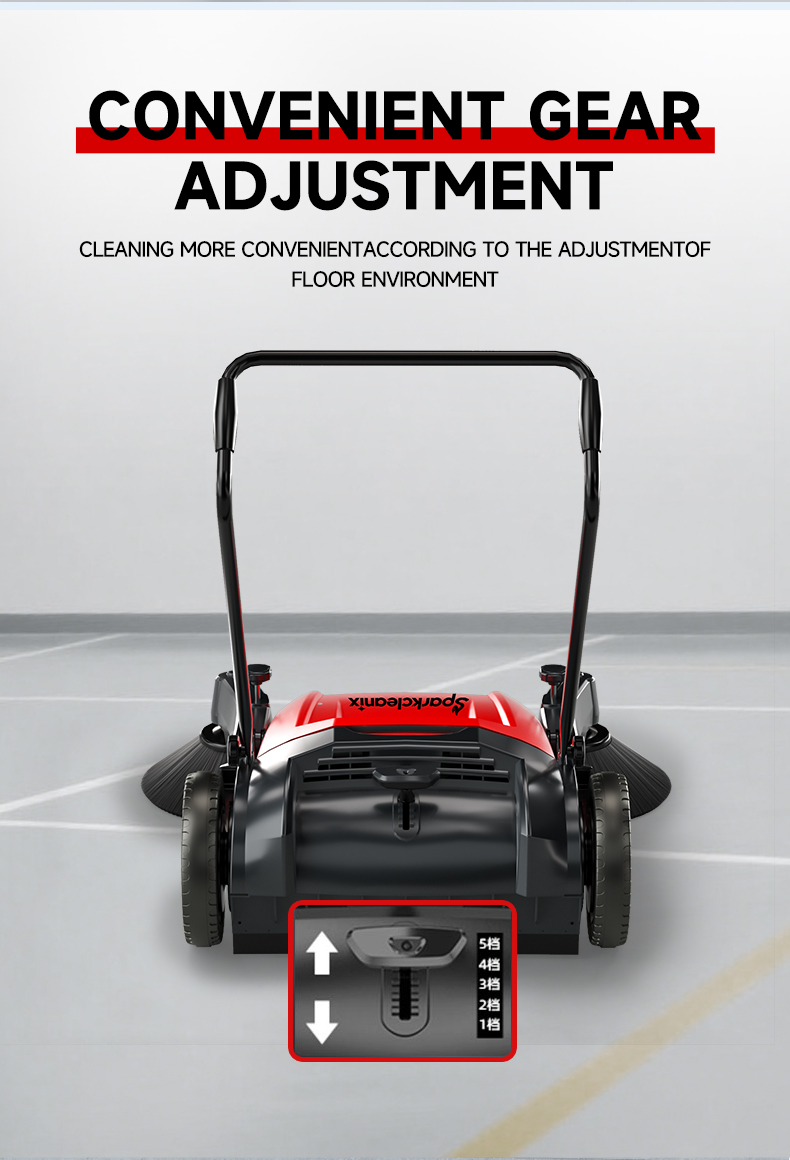 Manual floor sweeper 