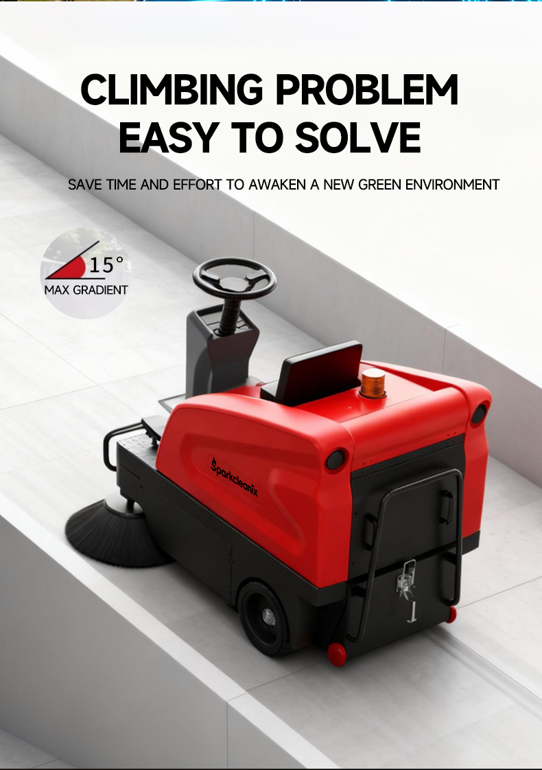 Industrial Commercial Ride On Floor Sweeper