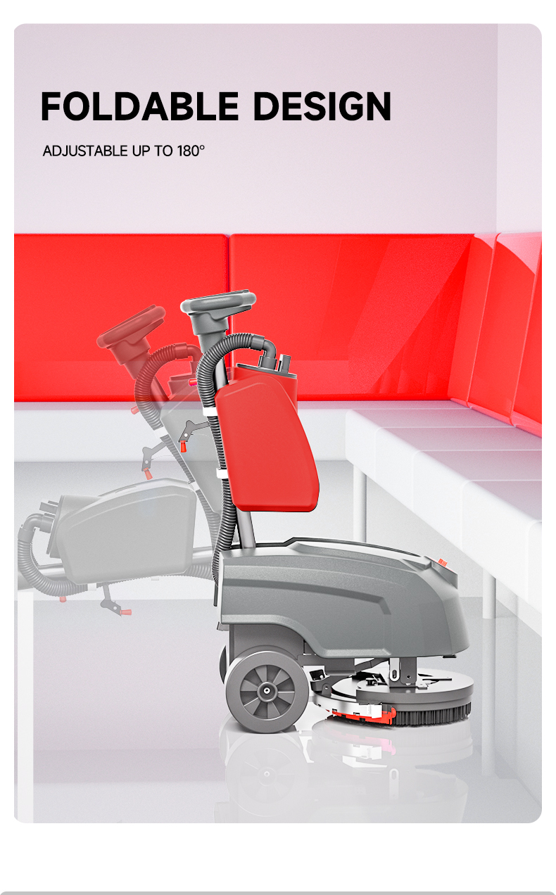 walk behind floor scrubber