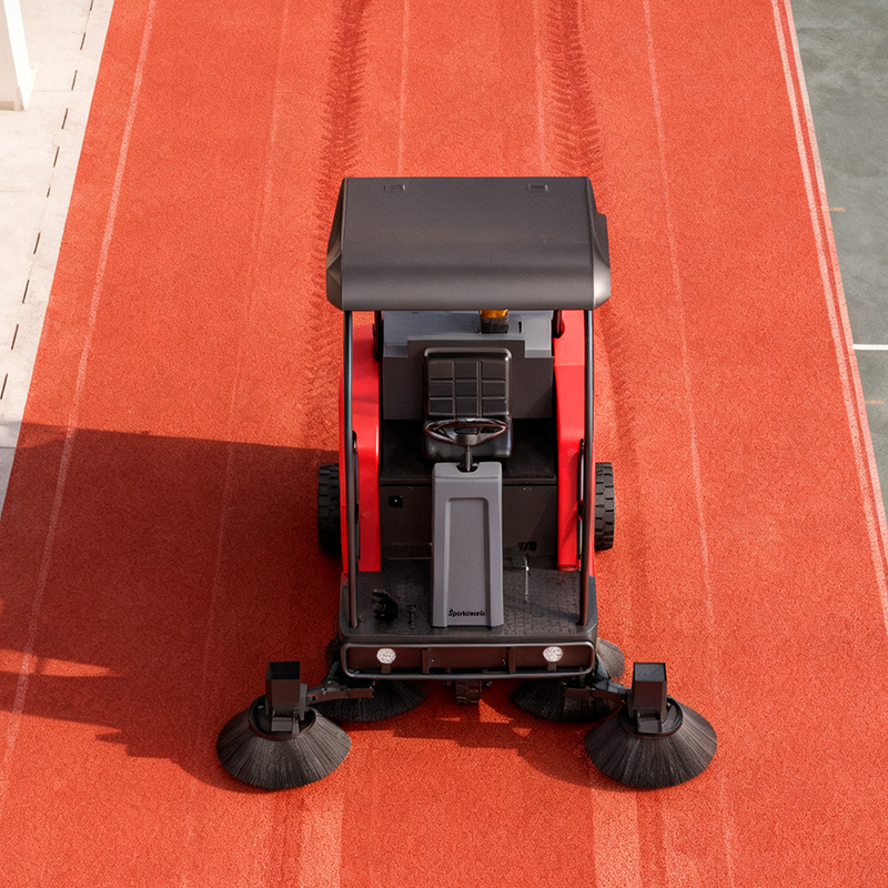 electric floor sweeper machine for road cleaning commercial use industrial sweepers