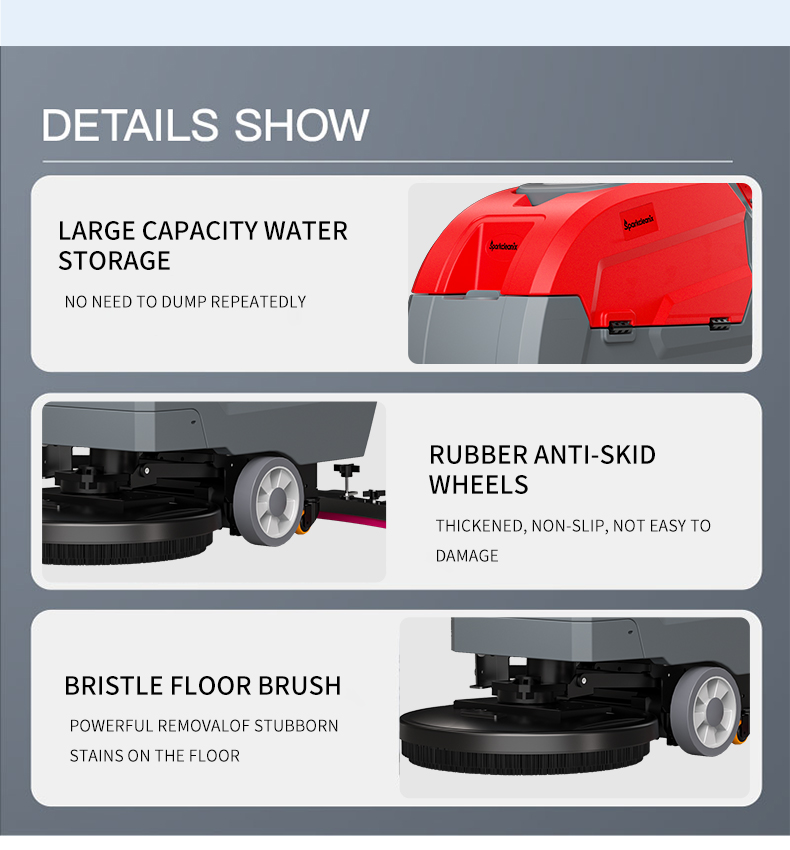 electric floor scrubber