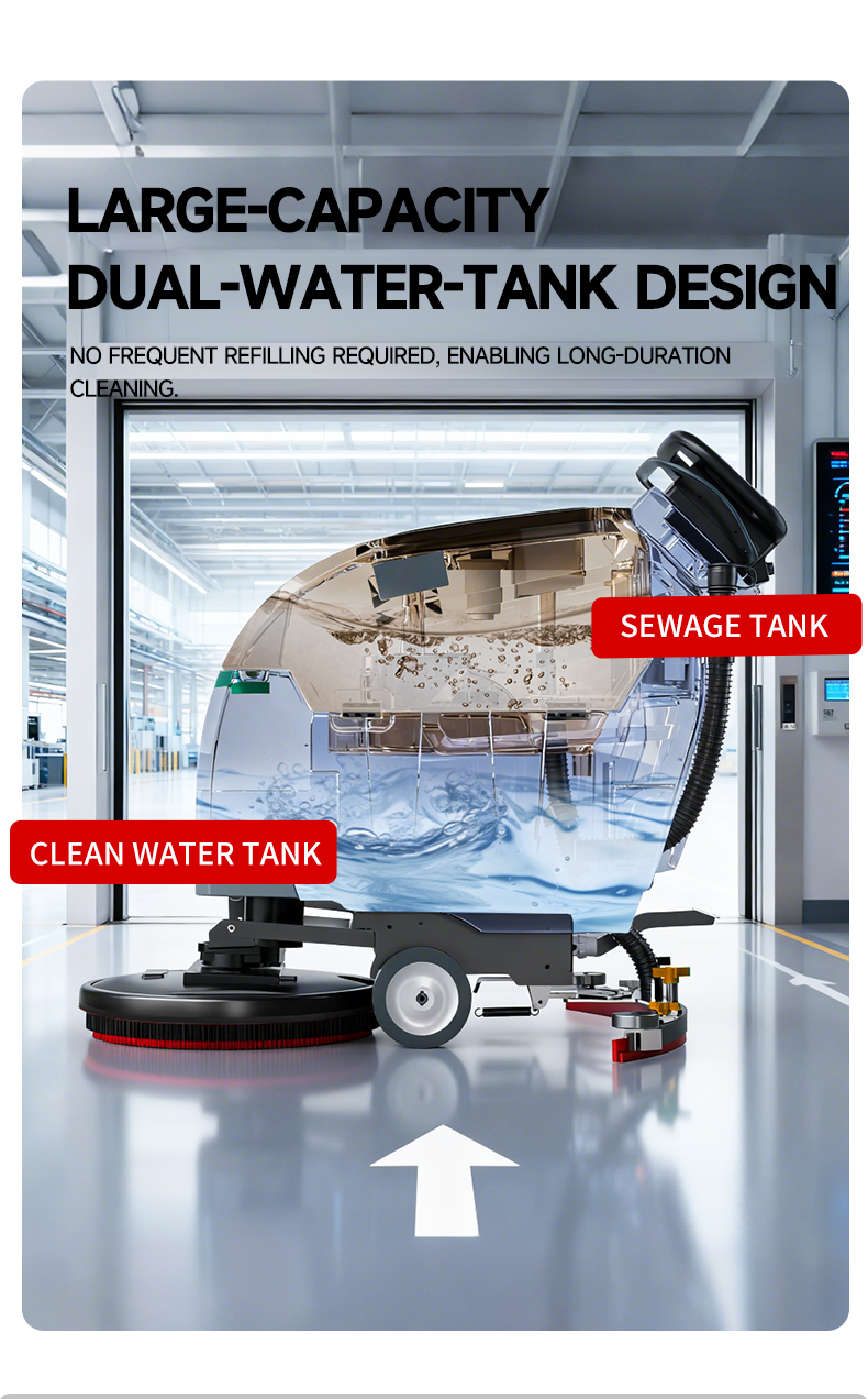 electric floor scrubber