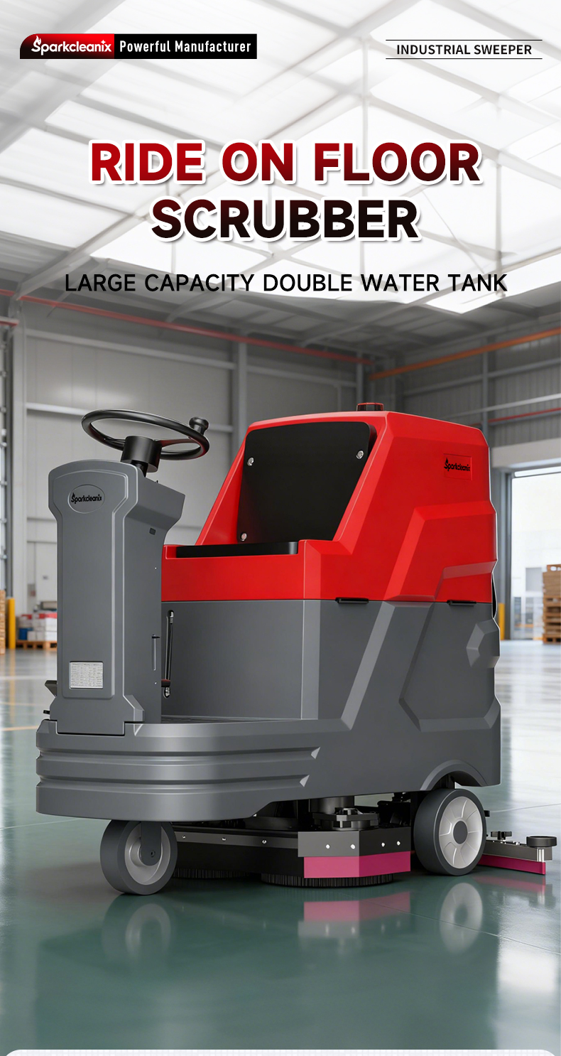 Small Ride on Floor Sweeper 