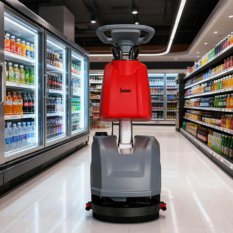 Hand Push Floor Scrubber