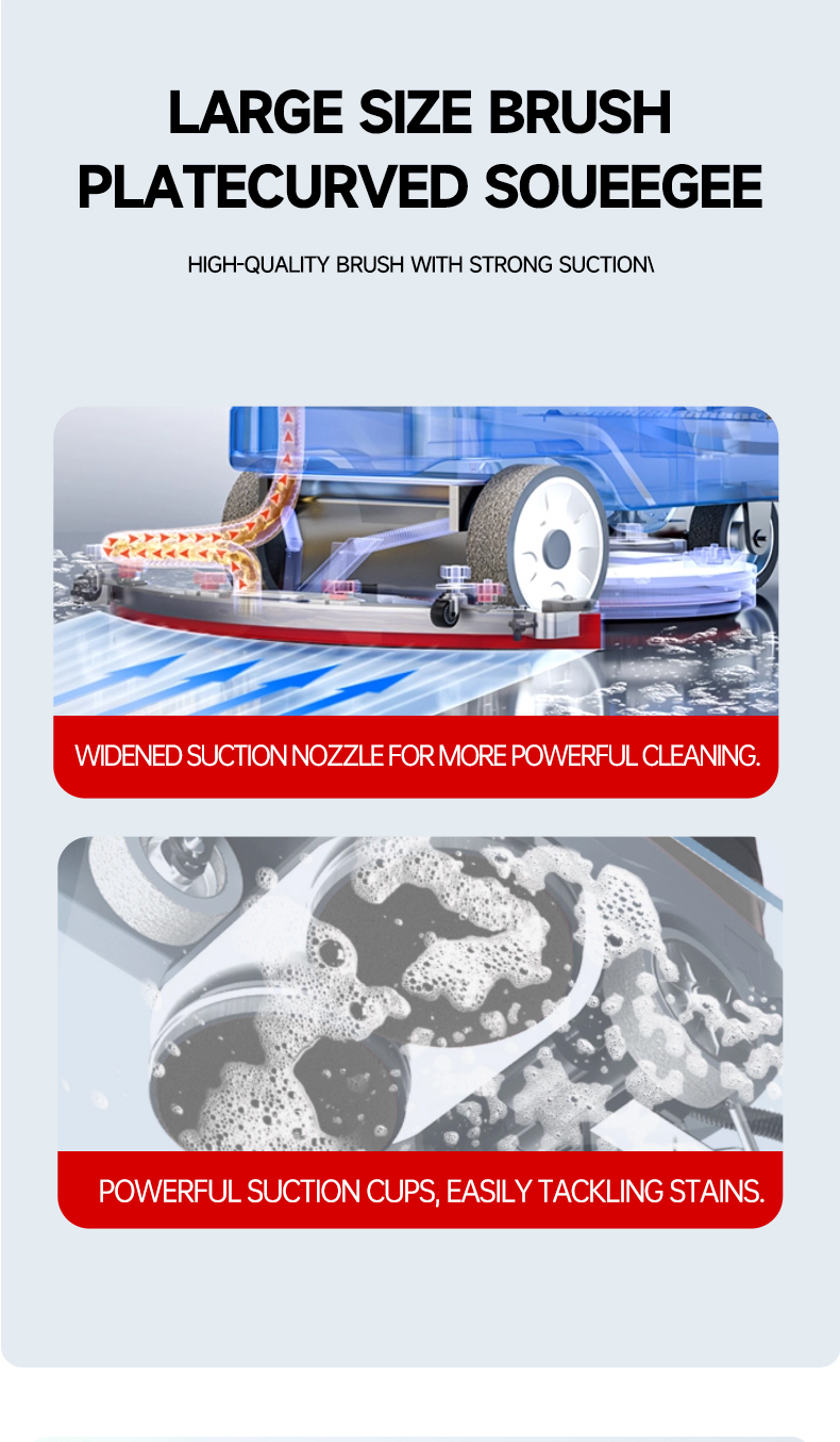 industrial floor scrubber