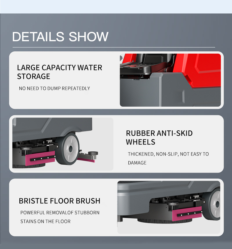 electric floor scrubber machine