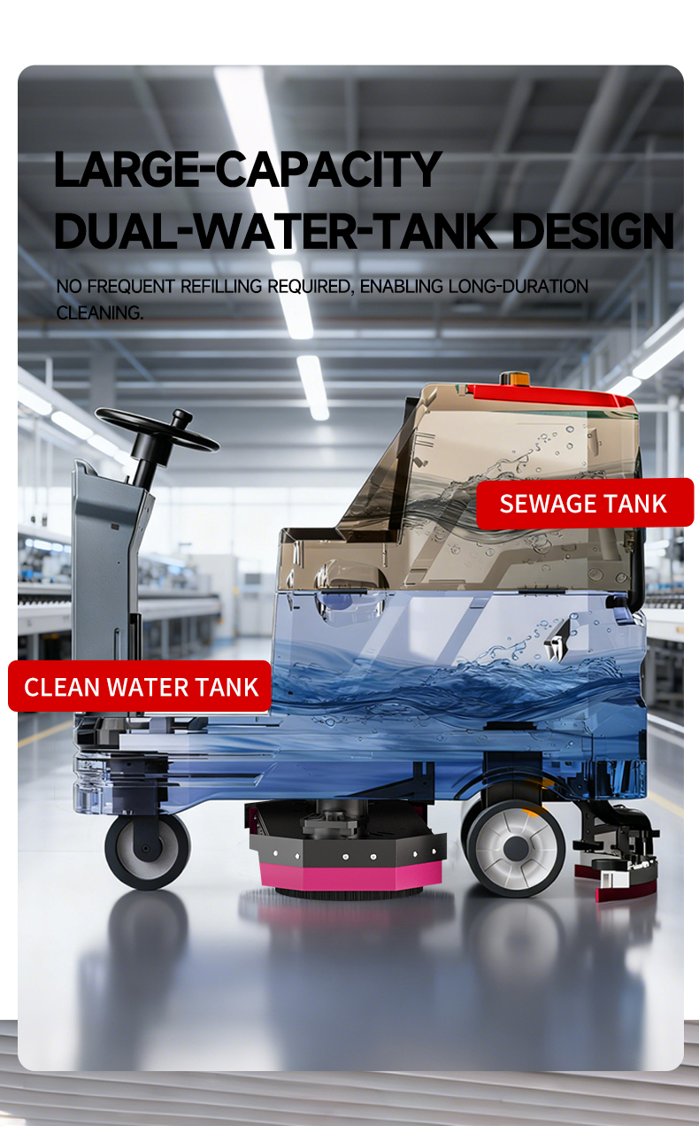 industrial floor scrubber