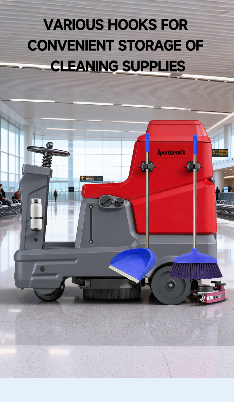 industrial floor scrubber