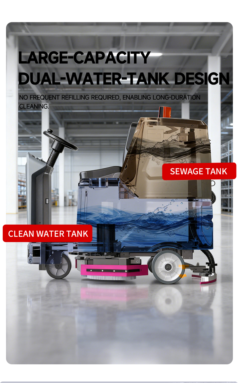 electric floor scrubber machine