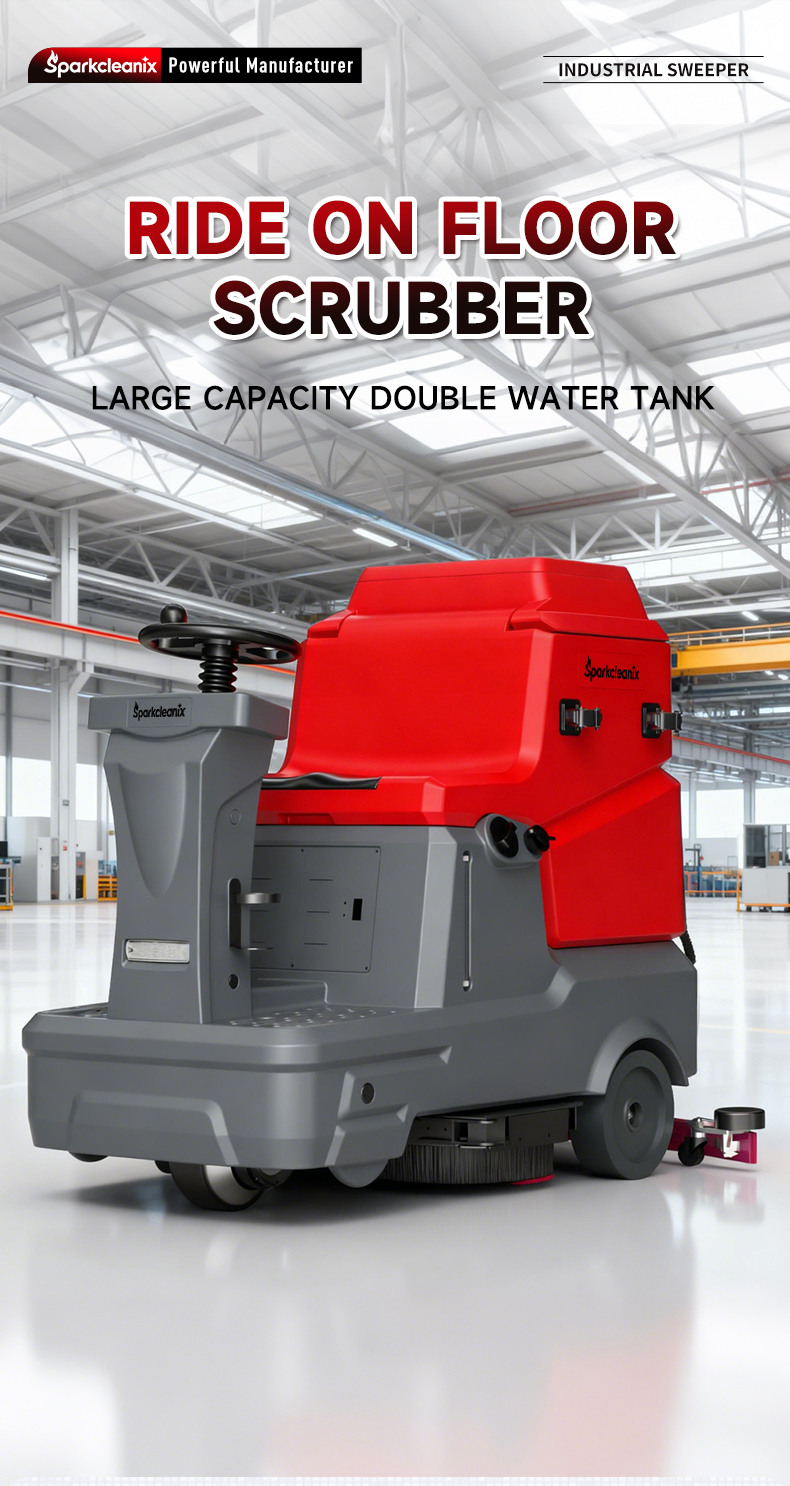 industrial floor scrubber