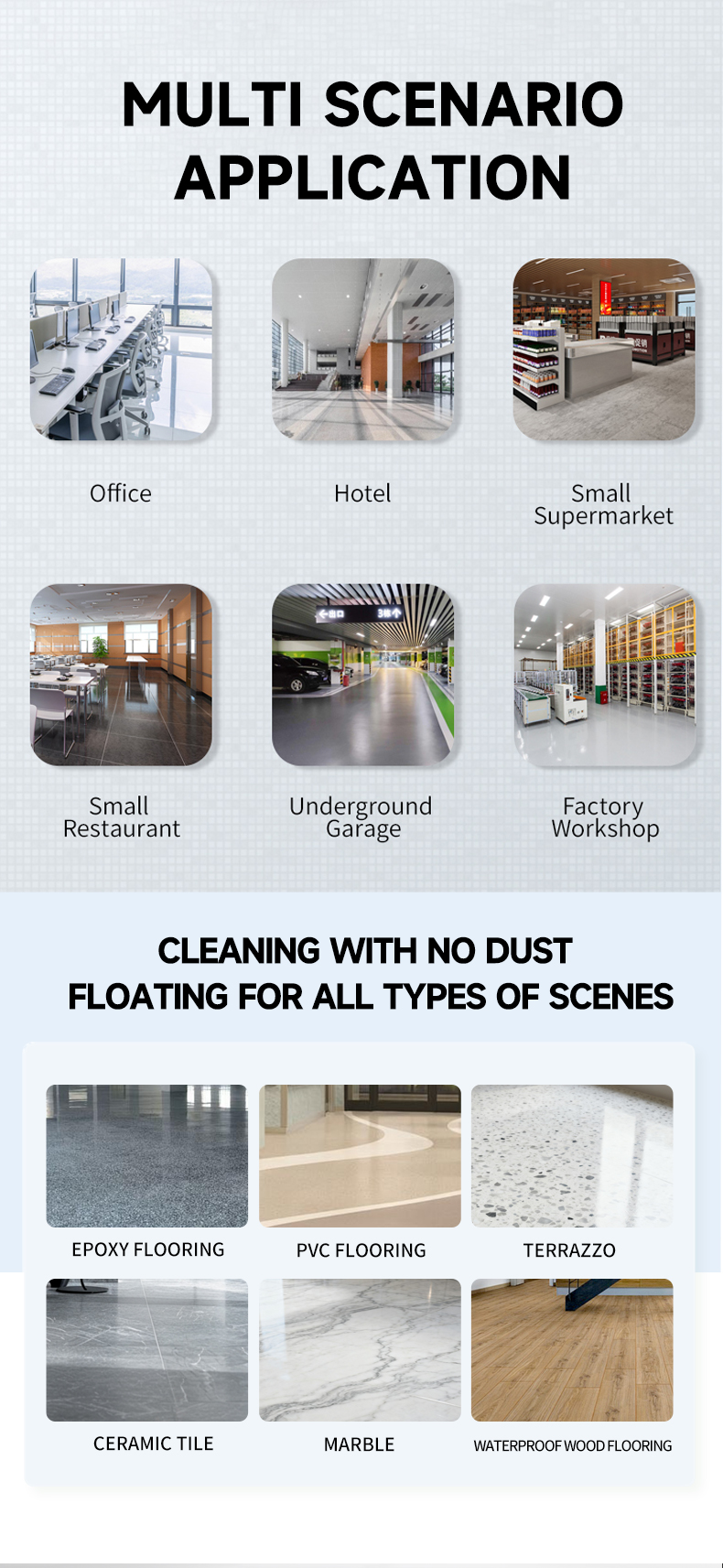 industrial floor scrubber