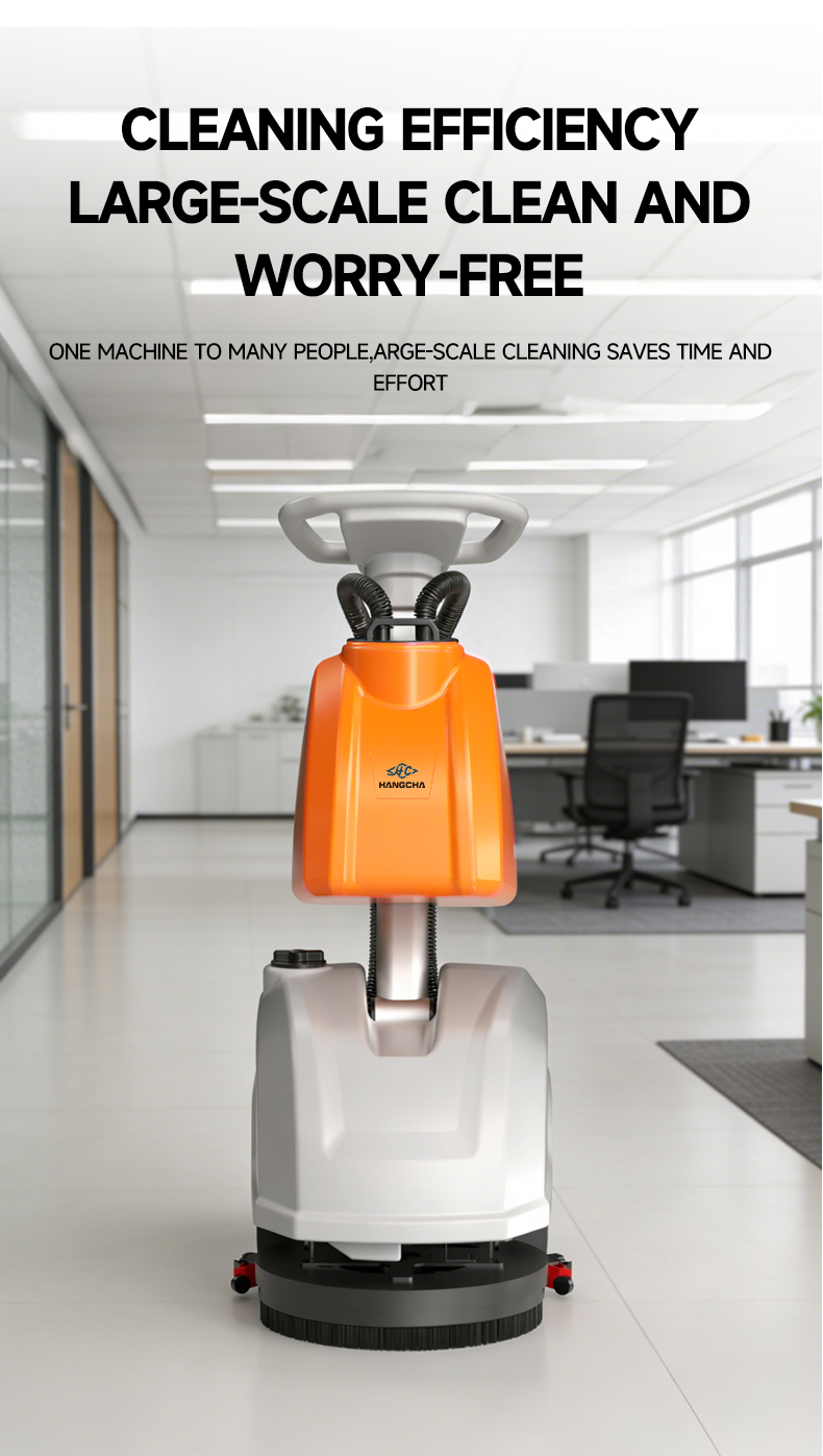 hand push floor scrubber