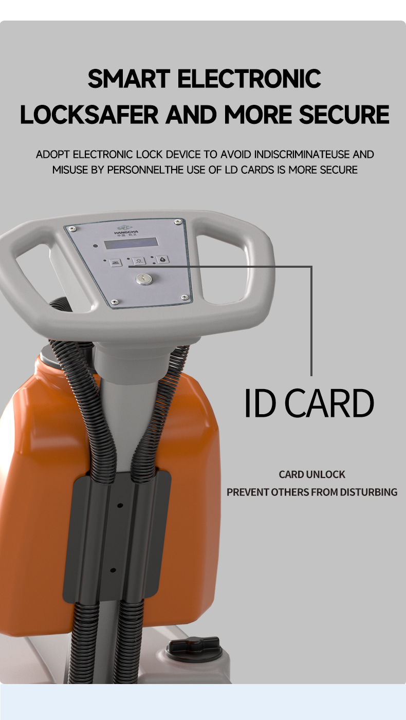 hand push floor scrubber