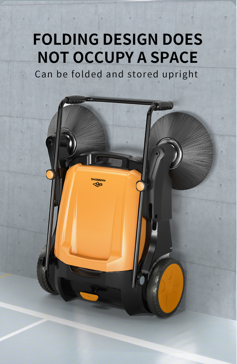Manual floor sweeper