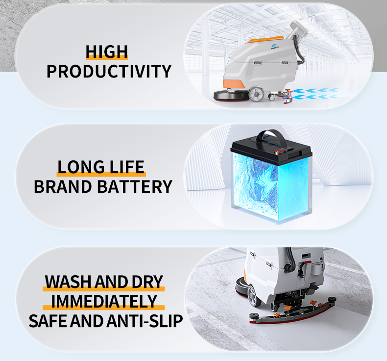 walk behind floor scrubber 