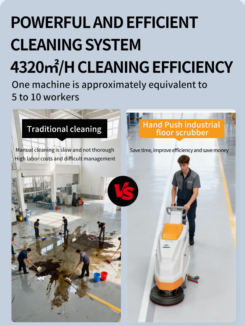 walk behind floor scrubber 