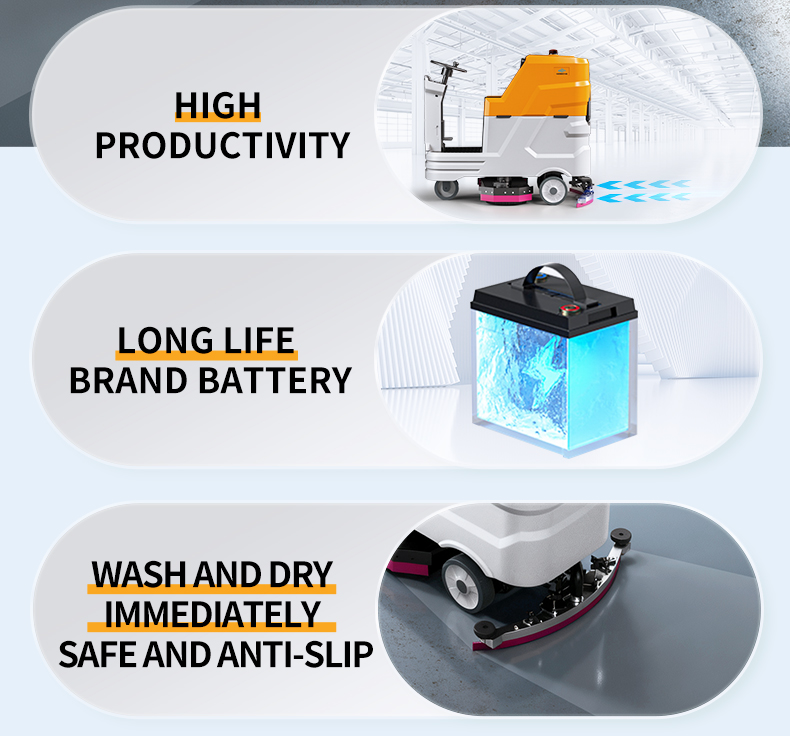 ride on floor scrubber 