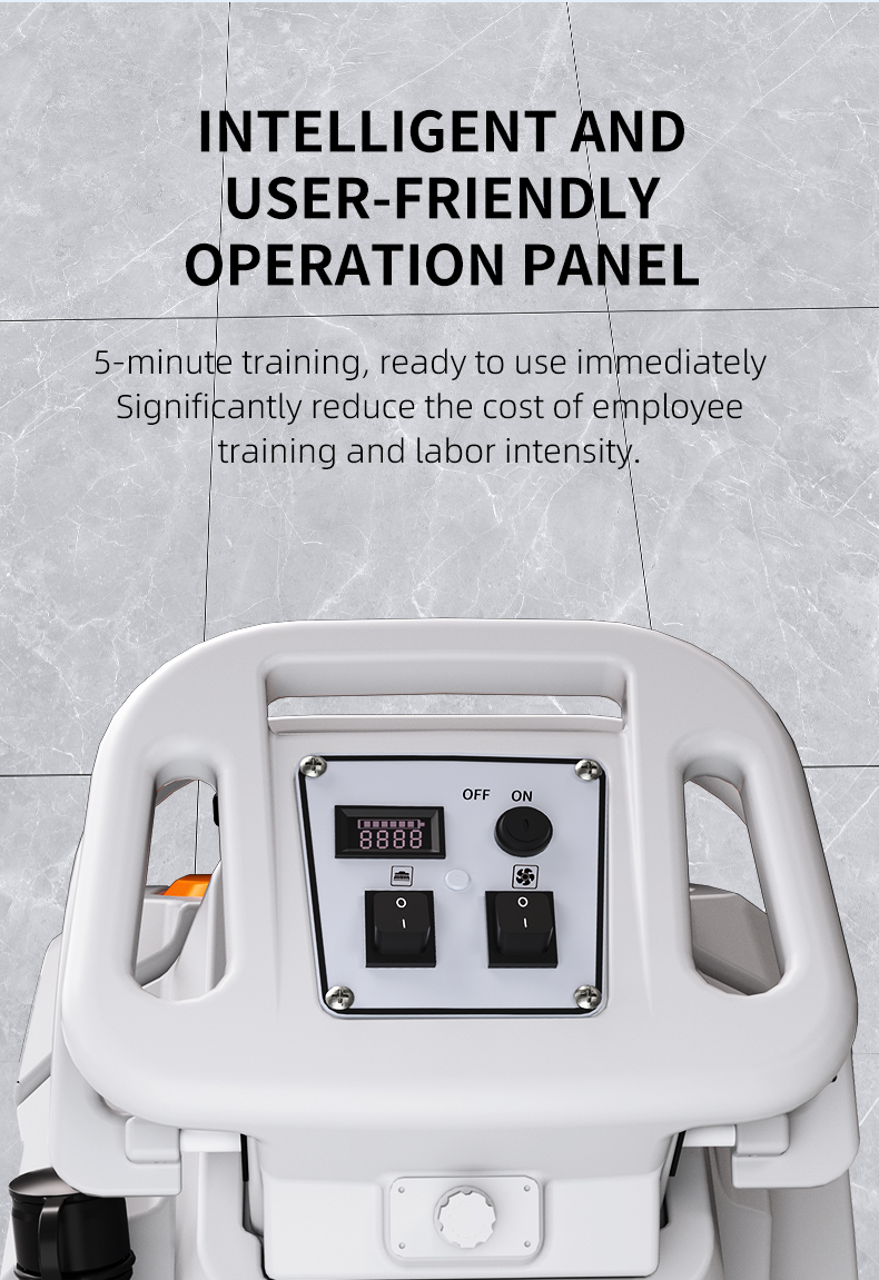 self propelled walk behind floor scrubber 