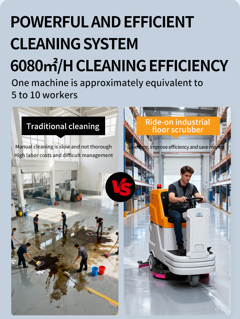 ride on floor scrubber 