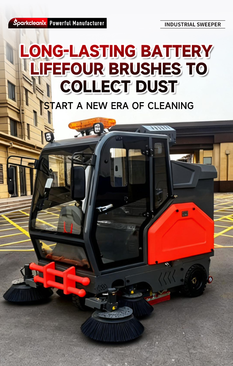 road street sweeper truck