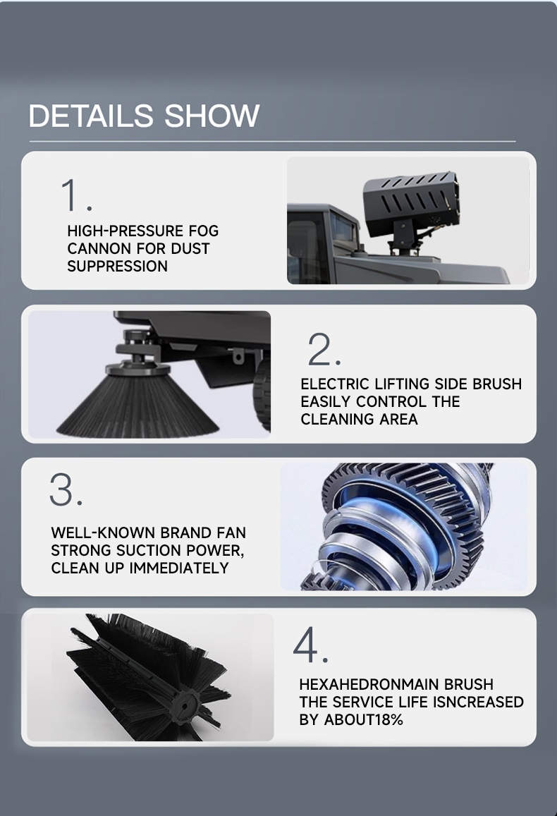 road street sweeper truck