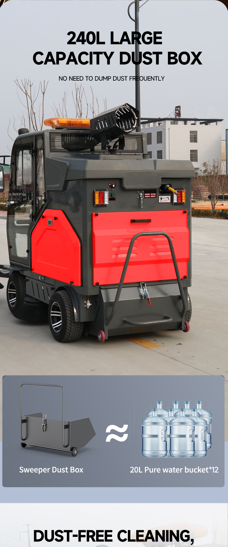 road street sweeper truck