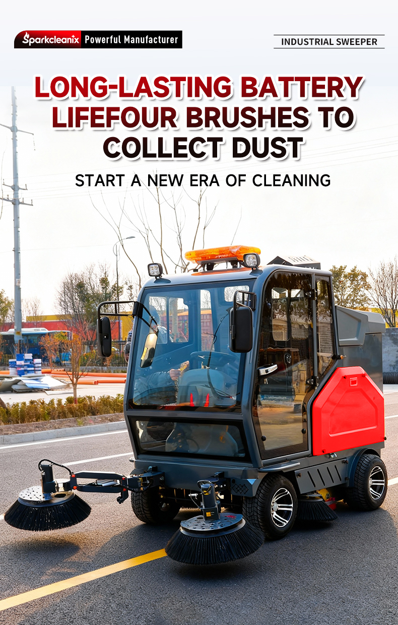 road street sweeper truck