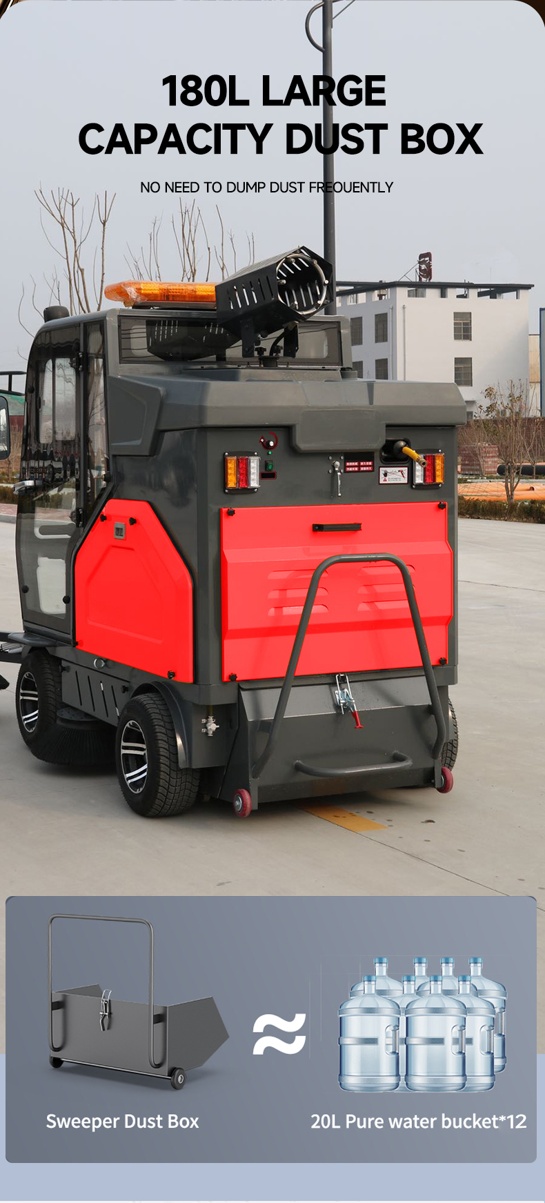 road street sweeper truck