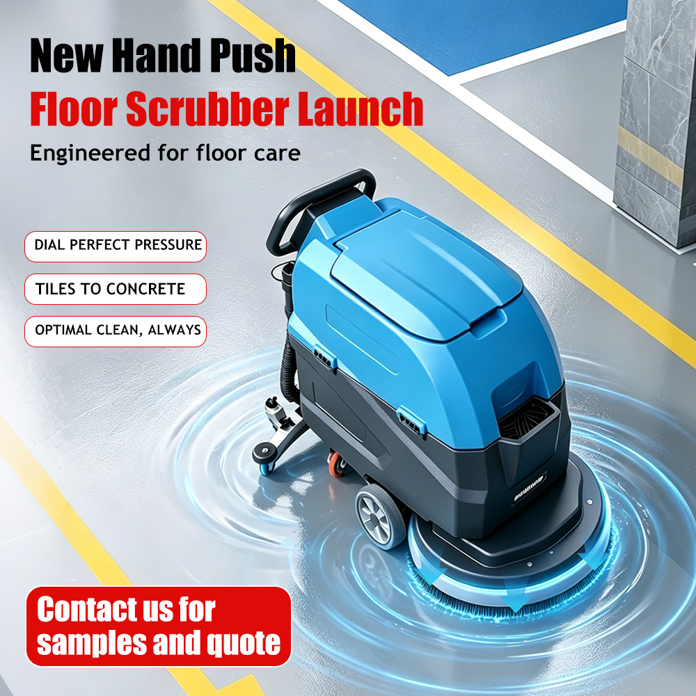 walk behind floor scrubber